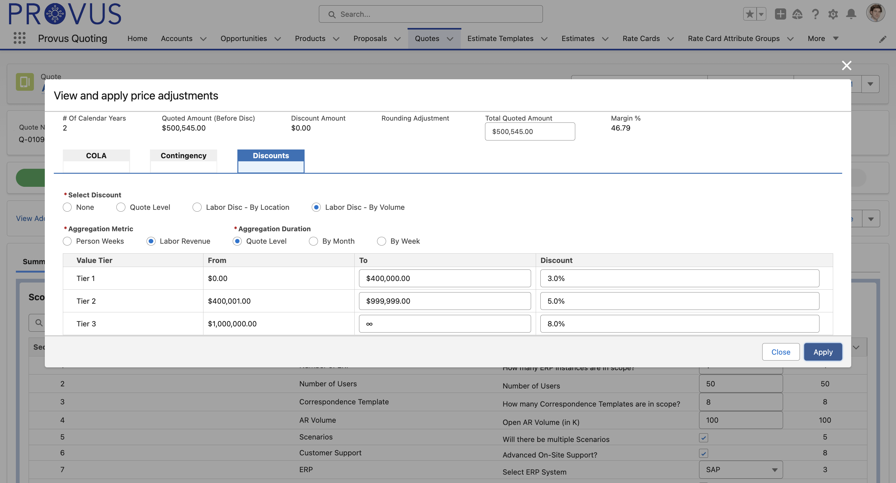 Advanced Pricing Capabilities