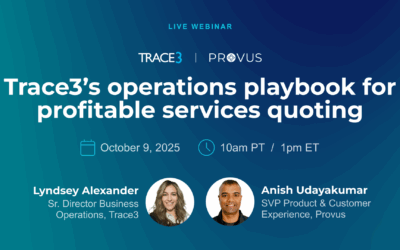 Trace3’s Operations Playbook for Services Quoting