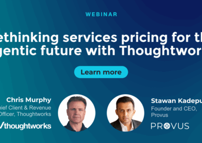 Rethinking services pricing for the agentic future with Thoughtworks