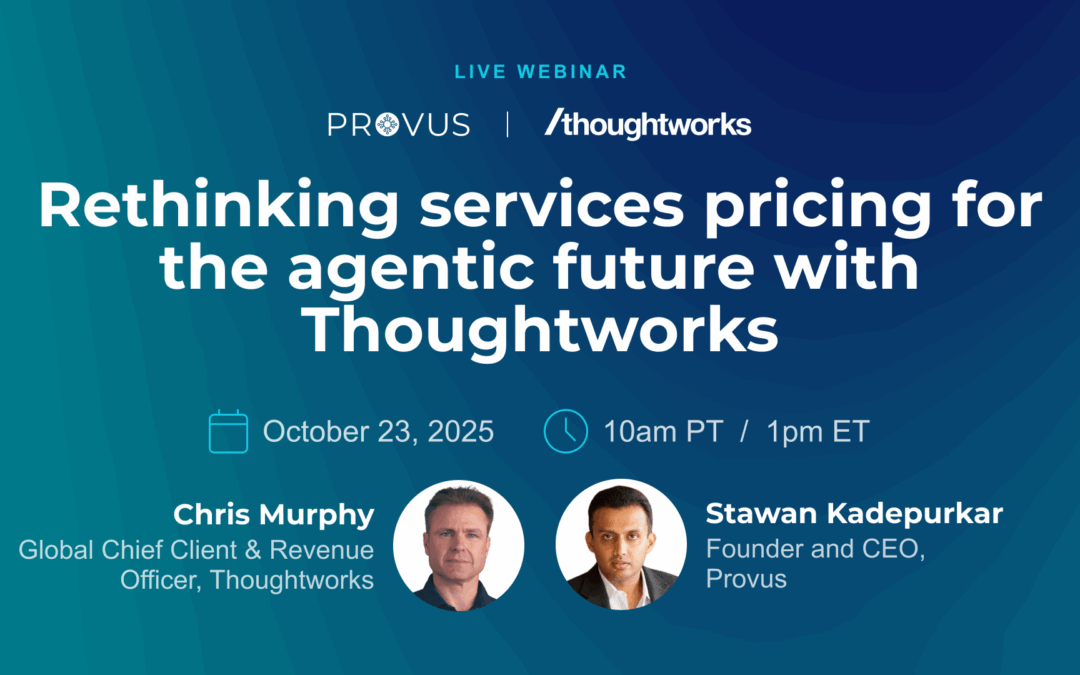 The Evolution of Services Pricing for the Agentic Future