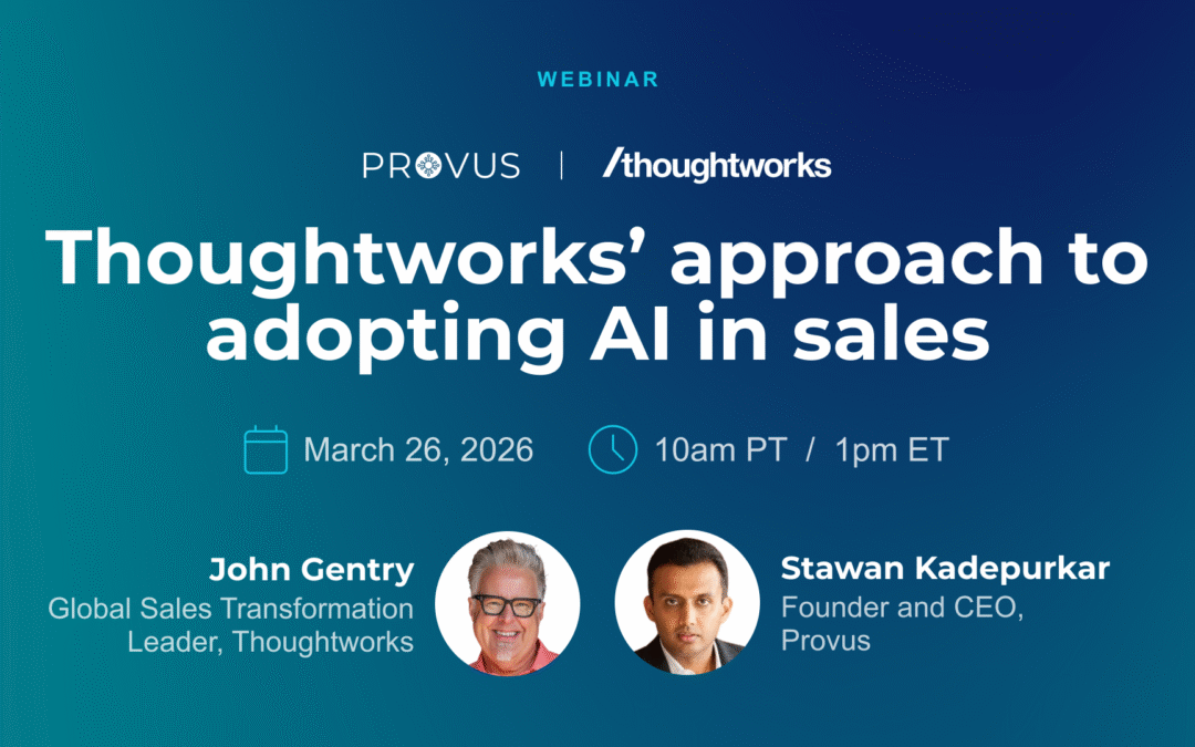 AI Sales Transformation Lessons from Thoughtworks