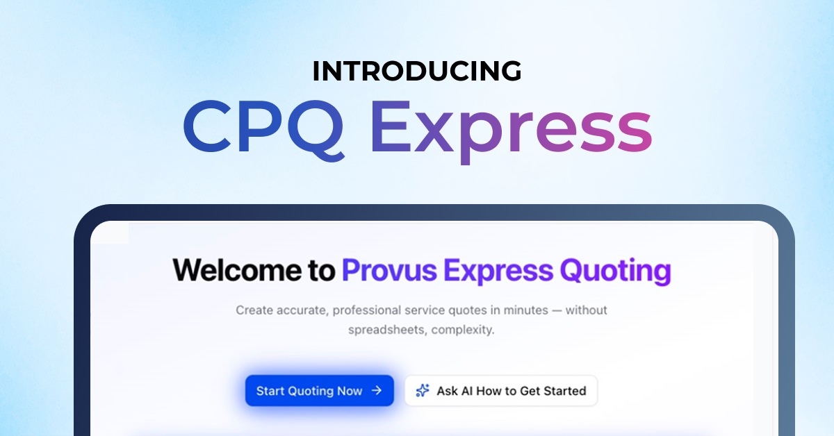 Welcome to CPQ Express