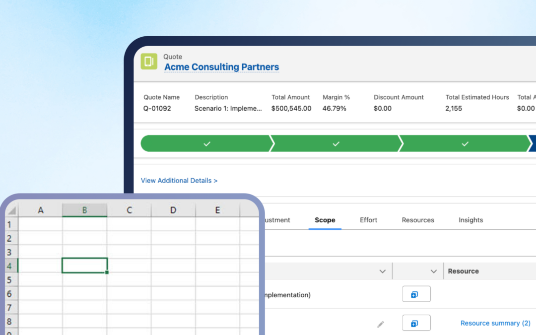 Still quoting B2B services in Excel spreadsheets? Here’s what it’s actually costing you.